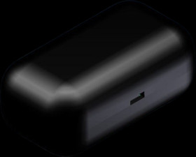 ABS enclosure, (L x W x H) 56 x 31 x 24 mm, black (RAL 9004), SOAP 10006.9 SCHWARZ