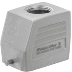 Grommet housing, size B6, die-cast aluminum, PG13.5, straight, longitudinal bow locking, IP65, 1670500000