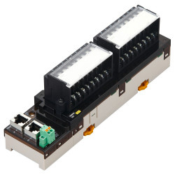 Blok zaciskowy Omron Blok zacisków GX-Series PNP Terminal wejścia/wyjścia cyfrowego GX-MD1622 200 x 68,9 x 52 mm