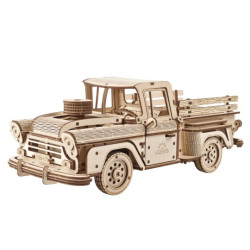 Pickup Drwala - Lumberjack - model mechaniczny do składania - fornir - 460 elementów - Ugearsmodels