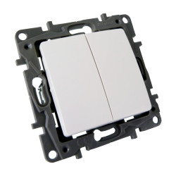 Przycisk dzwonkowy podwójny Niloe eco 764508 Legrand 5087 / 664508