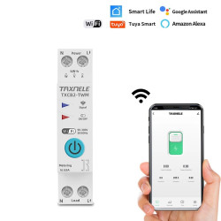 Przekaźnik WiFi z pomiarem prądu ( TXCB2-TWM ) 25A