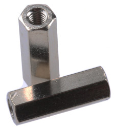 Kołek dystansowy gwint M3 x M3 długość 15mm Mosiądz Żeński/żeński Sześciokątny Essentra