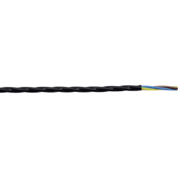 LAPP 0091200 &#xD6;LFLEX&#xAE; HEAT 205MC Black Control Data Cable 2x0.25mm&#xB2; No Earth