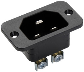 Martin Kaiser 836/sw Złącze męskie do nagrzewających się urządzeń, 250 V, 16 A, 1 szt.