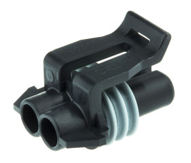 Złącze samochodowe 2-pinowe Delphi -rzędowe Żeński 14A Metri-Pack 150 Montaż na kablu Połączenie zagniatane Złącze