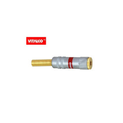 Gniazdo JACK 3,5mm st.na kab.VIT złoty VITALCO J562