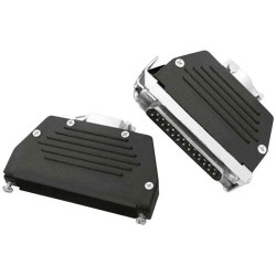 MH 2801-0102-01 D-SUB Housing 9 Pins Plastic 180&#xB0; Black 1pc