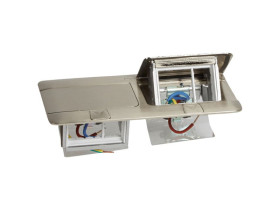 Minipuszka pop-up do wyposażenia 6 (2x3) modułów stal nierdzewna 054022 LEGRAND