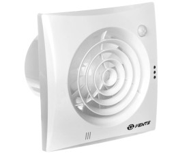Wentylator osiowy fi 100 230V 7,5W 97m3/h 25dB z timerem i czujnikiem ruchu 100QUIETTP
