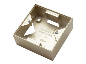 SONATA Puszka naścienna do serii pojedynczej szampański złoty PNP-1R/39 OSPEL