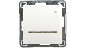 Impresja Łącznik Krzyżowy Z Podświetleniem Ecru Łp-4Ys/M/27