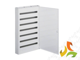 Rozdzielnica natynkowa 252 modułowa 7x36M drzwi metal PE/N IP30 fw2 FW736WT HAGER