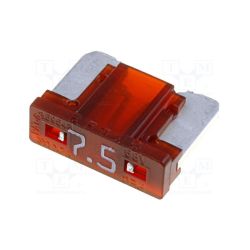 Bezpiecznik samochodowy 7,5A LOW PROFILE brązowy / MINIVAL-LP-7.5A