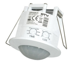 Czujnik ruchu CR-5 wpuszczany 360° CR5 biały GTV CR-CR5000-00