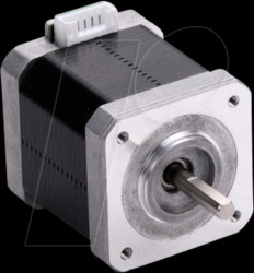 MS17HD6P4100-000 42mm/NEMA17 Bipolar Hybrid 1,8° Stepper, 0.63 Nm, 1.0 A