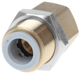 Złączka pneumatyczna Złącze Rc 1/2 żeńskie Wciskane 12 mm SMC Adapter grodziowy Rc 1/2 żeńskie