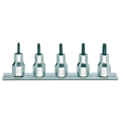 Zestaw końcówek do wkrętaka Torx l. elementów: 5 rozmiar: T20, T25, T27, T30, T40 Zestaw wkrętaków nasadowych BETA