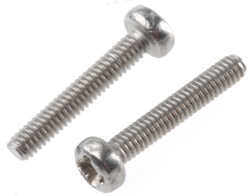 Śruby maszynowe M2 łeb z łbem walcowym soczewkowym Stal nierdzewna długość 12.0mm skok 0.40mm