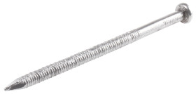 Gwoździe pierścieniowe, typ gwoździa: Pierścieniowy, śr.: 5mm, dł.: 100mm, Jasne, Stalowe