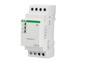 Czujnik zaniku fazy przekaźnik 230V max10A 1Z 4sek 55V F&F CZF-B