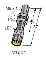 Turck Czujnik indukcyjny podtynkowy PNP, Zamykający BI1,5U-EGT08-AP6X-H1341