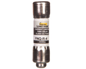 Wkładka bezpiecznikowa cylindryczna 10x38mm 4A 600V AC, klasa CC, zwłoczna FNQ-R-4