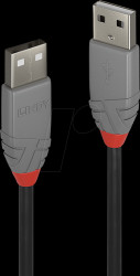 36693 USB 2.0 cable, A connector, 2.0 m