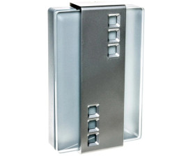 Gong dwutonowy VETRO 230V srebrny GNS-247-SRB SUN10000114