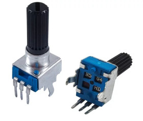 POTENCJOMETR OBROTOWY 1K LINIOWY R9011-B1K (5 SZTUK) (POT9011-001K)