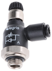 Regulator wydechu Legris Gwintowany Kontrola przepływu 7060