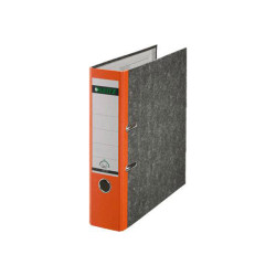 Leitz 10805045 Folder A4 80 mm Spine Orange Paste Paper 2 Brackets