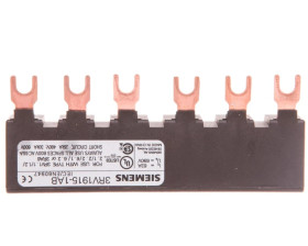 Szyna łączeniowa 3P widełkowa (6 mod.) do 2 wyłączników 3RV1915-1AB