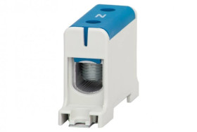 Złączka szynowa ZU 1-torowa (16mm2-95mm2) Al/Cu - niebieska