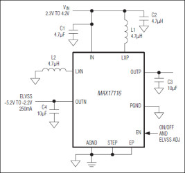 Dual-Output DC/DC Power Supply for AMOLED