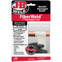 J-B Weld 38248UK FiberWeld&#x2122; Pipe Repair Cast 28.4g