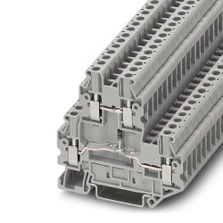 Część do listwy zaciskowej Phoenix Contact poziomy: 2 14AWGŚruba UTTB 2.5-DIO/O-U 500 V