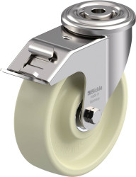 Blickle 917740 LIXR-POH 125HXK-FI Zestaw rolek skrętnych ze stali nierdzewnej, odporne na wysoką temperaturę Średnica ko