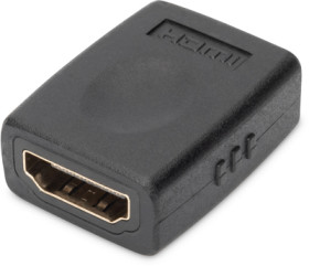 Adapter, HDMI socket (type A) to HDMI socket (type A), black, AK-330500-000-S