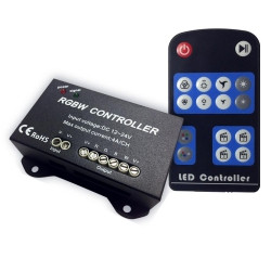 RF104 Kontroler RGBW RGB+W 12/24V 16A z pilotem radiowym 16 przycisków