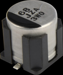 EEHZA1J680V Polymer hybrid SMD electrolytic capacitor, 68 µF, 63 V, 6.3x8.0