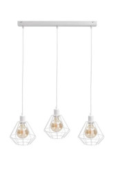Lampa wisząca loftowa 3xE27 FOSKAL WHITE