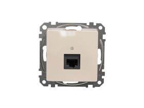 SEDNA DESIGN & ELEMENTS Gniazdo komputerowe RJ45 kat.6 UTP beżowy SDD112461 SCHNEIDER ELECTRIC