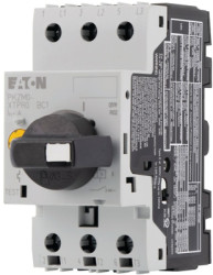 Motor protection switch, 3 pole, 4 to 6.3 A, 2.2 kW, 6.3 A, screw connection, 265339