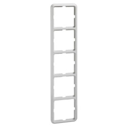 Ramka 5-krotna, Elso, Fashion, (duroplast) biała
