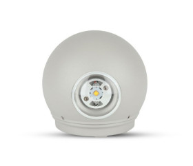 VT-836 6W Lampa ścienna LED barwa: 3000K obudowa: szara 8305 V-TAC