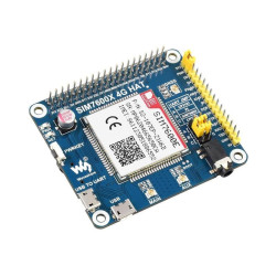 SIM7600E LTE Cat-1 HAT for Raspberry Pi (3G/2G/GNSS)