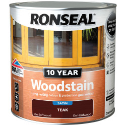Ronseal 38681 10 Year Woodstain Teak 750ml