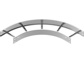 Łuk 90st LDST600H100 grubość blachy 3,0mm 410963 BAKS