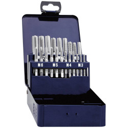 Eventus 10701 Hand Tap Set 21-Piece Metric Right-Hand DIN 352 HSS